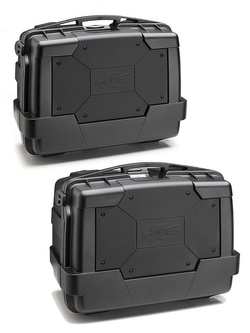 Pair of side-cases Kappa Monokey KGR33N Garda (33 ltr) 