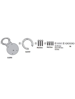 Flange GIVI BF28 for fitting any of the TANKLOCK, TanklockED bags Kawasaki Z 650 [17-20]