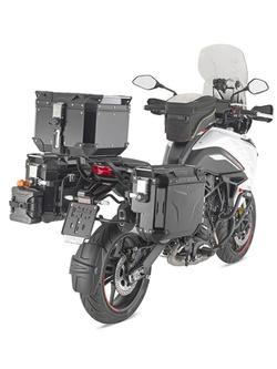 Stelaż GIVI PL ONE-FIT pod asymetrzyczne kufry boczne Trekker Outback Monokey® Cam-Side do Benelli TRK 702/ X (23-) Stelaż GIVI PL ONE-FIT pod asymetrzyczne kufry boczne Trekker Outback Monokey® Cam-Side do Benelli TRK 702/ X (23-)