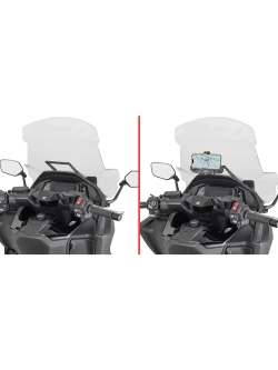Fairing upper bracket Givi to be mounted behind the windshield to GPS-Smartphone holder for Honda XL 750 Transalp (23-)
