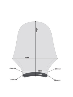 Smoked screen GIVI Kawasaki Z 900 RS (18-) [fitting kit included]
