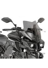 Specific low sports screen gloss black Givi for Yamaha MT-10 (16 > 21)