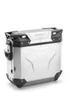 Kufer boczny GIVI Trekker Outback Evo 37 aluminiowy, srebrny [na lewą stronę; pojemność: 37 litrów]