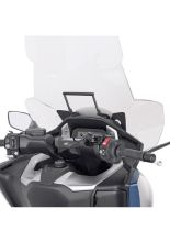 Fairing upper bracket Kappa to be mounted behind the windshield to GPS-Smartphone holder for Honda Forza 750 (21-)