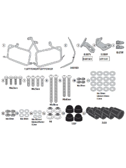 Specific Givi pannier holder PL One-Fit for Monokey® for KTM Adventure 890 (21-22)