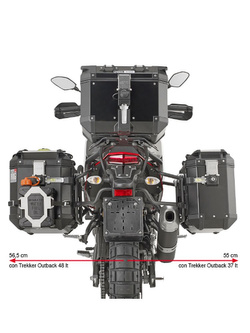 Specific Kappa pannier holder KL One-Fit for Monokey® Cam-Side for Yamaha Ténéré 700 (19-)/ Ténéré 700 World Raid (22-) Specific Kappa pannier holder KL One-Fit for Monokey® Cam-Side for Yamaha Ténéré 700 (19-)/ Ténéré 700 World Raid (22-)