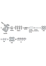 Specific fitting kit for screen 1173S for CF Moto 700 CL-X (21)