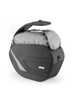 Sakwa motocyklowa GIVI EASY12R Stealth na lewą stronę, czarna [pojemność: 18l]