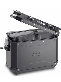 Side case aluminium black matt left Givi Trekker Outback 48 L