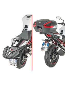 Specific rear rack GIVI for Monokey® or Monolock® top-case Honda CB 750 Hornet (23-)