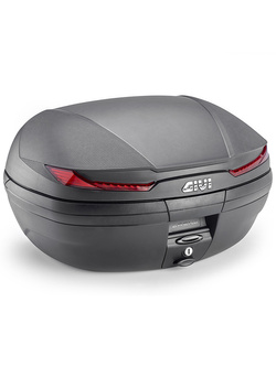 Kufer centralny GIVI Monokey V45 Arena czarny z czerwonymi odblaskami [pojemność: 45 l]