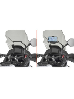 Fairing upper bracket Givi to be mounted behind the windshield to GPS-Smartphone holder for Honda XL 750 Transalp (23-)