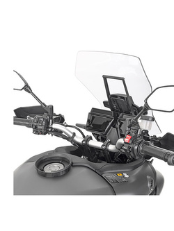 Fairing upper bracket GIVI to be mounted behind the windshield to install S902A, S920M, S920L and GPS-Smartphone holder Yamaha Tracer 9/ GT (21-)