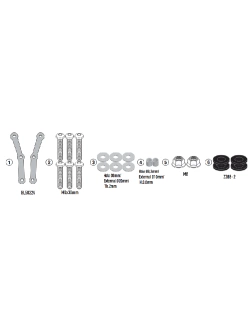 Mocowanie szyby Kappa 6125DTK Kymco Skytown 125 (24-)