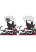 Fairing upper bracket GIVI to install GPS-Smartphone holder Ducatki Multistrada V4 (21)