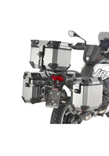 Specific pannier holder Givi ONE-FIT for Trekker Outback Monokey® Cam-Side for Moto Guzzi V85 TT (19-21)