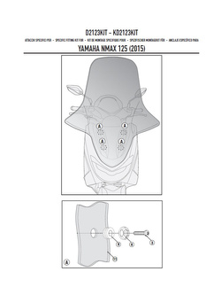 Specific fitting kit for 2123DT