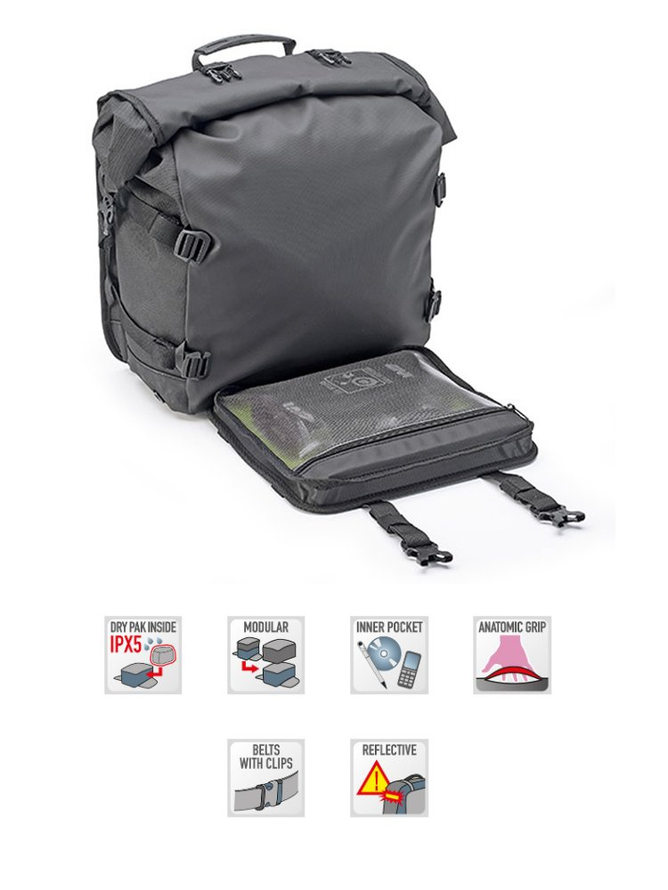 Sakwy boczne wodoszczelne off-road/enduro Givi GRT720 CANYON (2 x 25L)