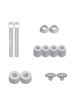 GIVI mounting kit to install rear rack [2130FZ] with the original side-cases Yamaha Tracer 700 (20-)