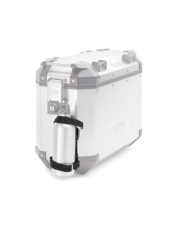 Support in stainless steel for thermal flask.