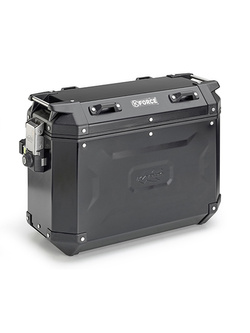 Right side-case Kappa K'FORCE 48 ltr, in brushed aluminum
