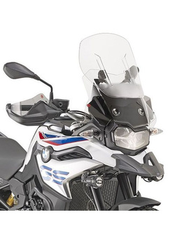 Szyba motocyklowa Kappa Airflow regulowana, przezroczysta BMW F 750 GS (18-23)/ F 800 GS (24-) [mocowanie w zestawie]