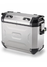 Kufer boczny GIVI Trekker Outback Evo 37 aluminiowy, srebrny [na lewą stronę; pojemność: 37 litrów]