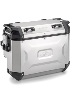 Kufer boczny GIVI Trekker Outback Evo 37 aluminiowy, srebrny [na lewą stronę; pojemność: 37 litrów]