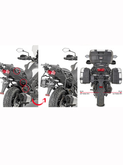 Stelaż kufrów bocznych Monokey GIVI Kawaskai Versys 1000/ SE (19-)/ 1100 (25-)