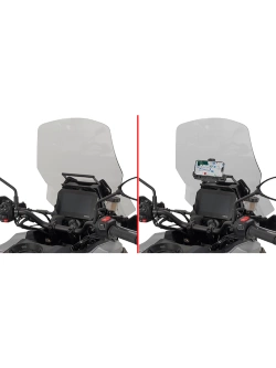 Fairing upper bracket Givi to be mounted behind the windshield to GPS-Smartphone holder for Honda XL 750 Transalp (23-)