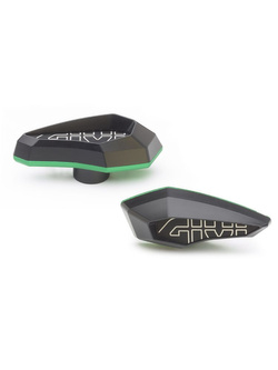 Crash pady ramy GIVI czarno-zielone [wymagają dedykowanego mocowania SLD_ KIT]