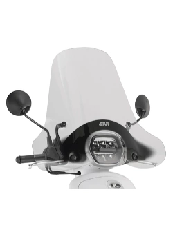 Szyba do skutera GIVI przezroczysta Yamaha D'elight 114 (13-16)/ Kymco Filly 50 (25-) [bez mocowania]