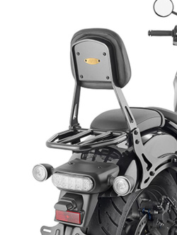 Oparcie Givi z bagażnikiem do Hondy CMX 1100 Rebel (21-) czarne