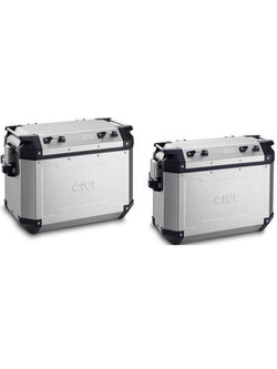 Komplet kufrów bocznych aluminiowych Givi Trekker Outback  LEWY:48L PRAWY 37L