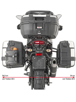 Stelaż kufrów bocznych Monokey GIVI PL One-Fit Yamaha Ténéré 700 (19-24)/ Ténéré 700 World Raid (22-24)