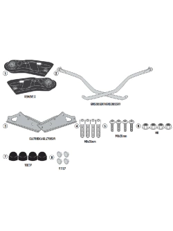 GIVI specific holder Remove-X for Triumph Trident 660 (21-)