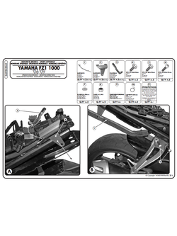 Stelaż GIVI pod kufer centralny Monolock® do Yamahy FZ1 1000 (06-15)