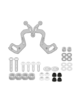 Fitting kit GIVI A1200A for screen 2166A for Honda CB 750 Hornet (23)