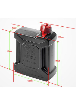 Homologated Jerry GIVI [2,5 ltr]