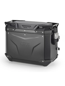 Kufer boczny GIVI Trekker Outback Evo Smart 44 aluminiowy, czarny [na lewą stronę; poj.: 44l; bez wkładki SLR]