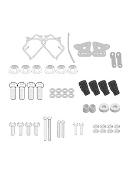 GIVI mounting kit to install rear rack [2130FZ] with the original side-cases Yamaha Tracer 700 (20-)