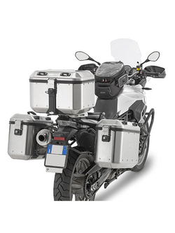 Trekker Dolomiti Monokey case in a natural aluminium finish, 46 ltrs 