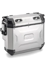 Kufer boczny GIVI Trekker Outback Evo 37 aluminiowy, srebrny [na lewą stronę; pojemność: 37 litrów]