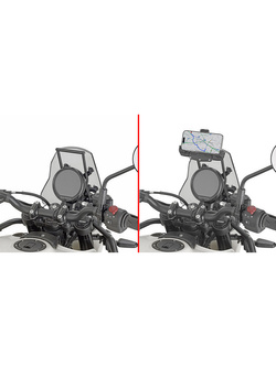 Fairing upper bracket GIVI to install S902A/ S920M/ S920L and GPS-Smartphone holder 1290 Super Adventure R/S (17-21)