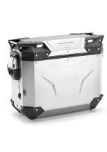 Kufer boczny GIVI Trekker Outback Evo 37 aluminiowy, srebrny [na lewą stronę; pojemność: 37 litrów]