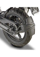 Błotnik tylny Kappa KRM01 czarny BMW G 310 GS (17-) [mocowanie w zestawie]