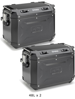 Pair of side cases Kappa K'Force 48L x 2