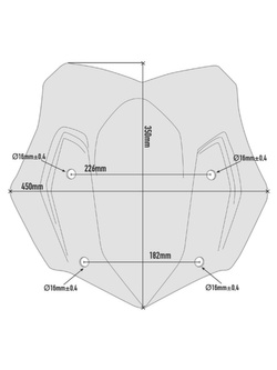 Specific Givi low sports screen for BMW R 1200 GS / Adventure (16-18), R 1250 GS / Adventure (19-) smoked Specific Givi low sports screen for BMW R 1200 GS / Adventure (16-18), R 1250 GS / Adventure (19-) smoked