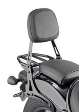 Backrest Kappa with detachable small luggage carrier for Honda CMX 1100 Rebel (21-) black
