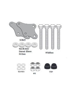 Specific Givi kit to install the TNH1201 engine guard for Honda XL 750 Transalp (23-)